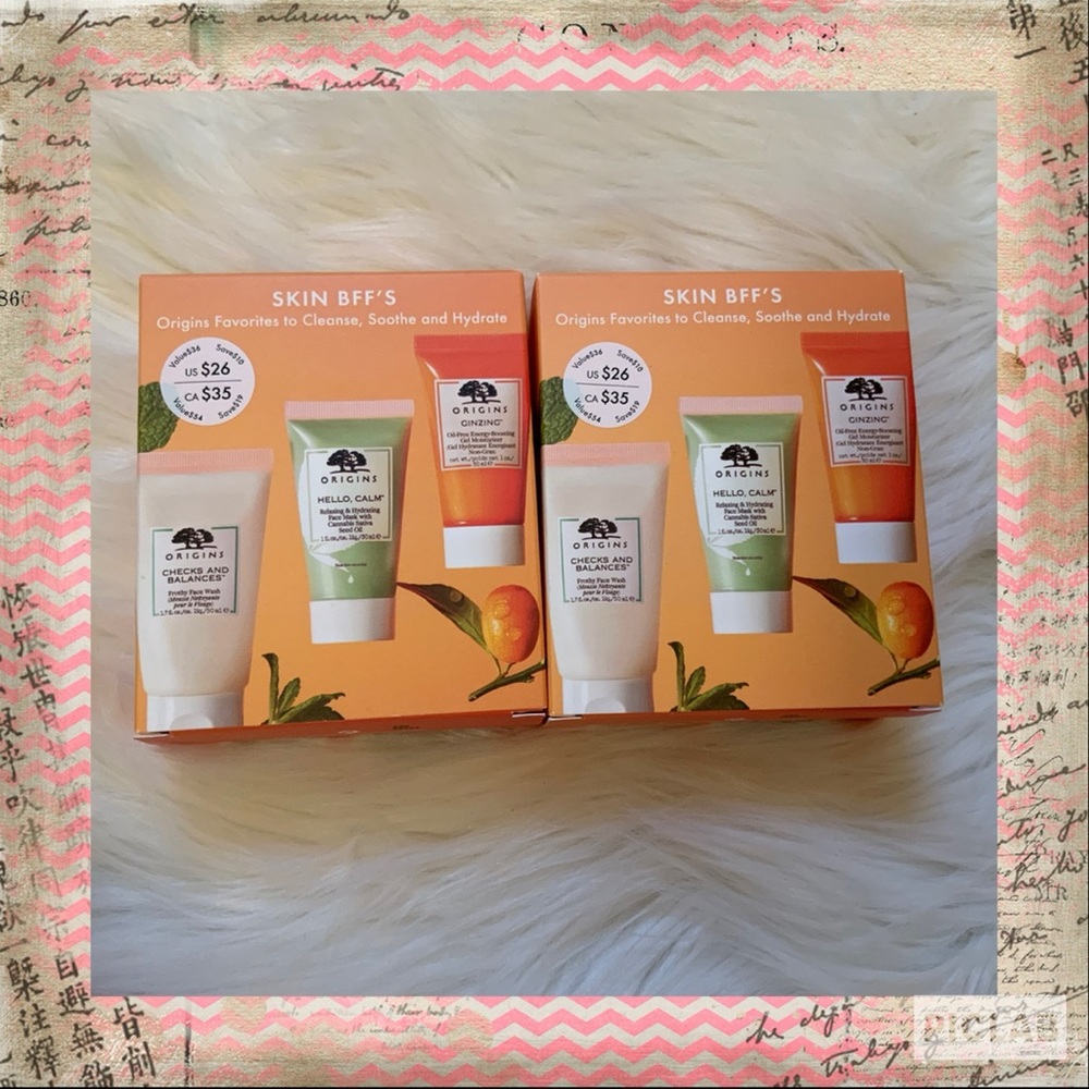 Origins Skin BFF’s - New in Box x2 Sets - Picture 1 of 5